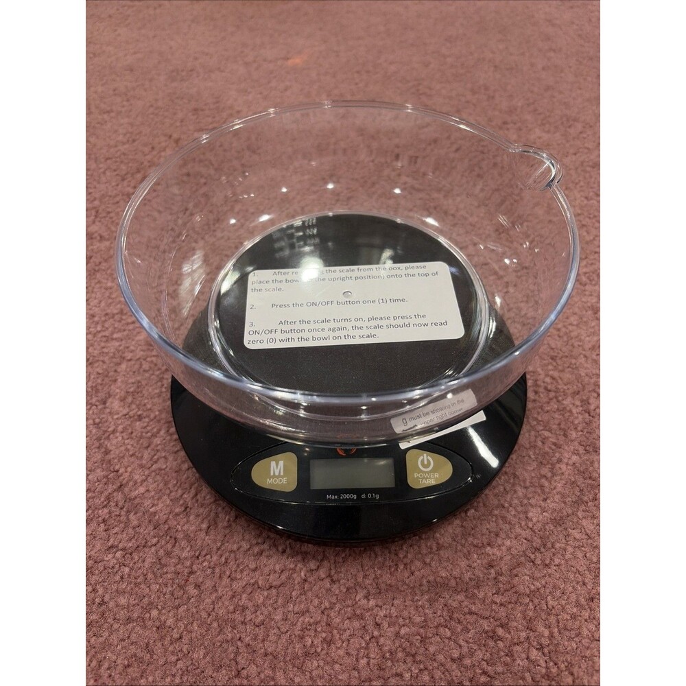 True Ultimate 2k 2000g x 0.1g digital bowl scale no box neverused tested working